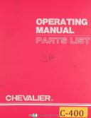 Chevalier-Chevalier PRO 32/33S, 32/33K & 32/33H, Milling, Operations and Parts Manual-32/33H-32/33K-32/33S-PRO-06